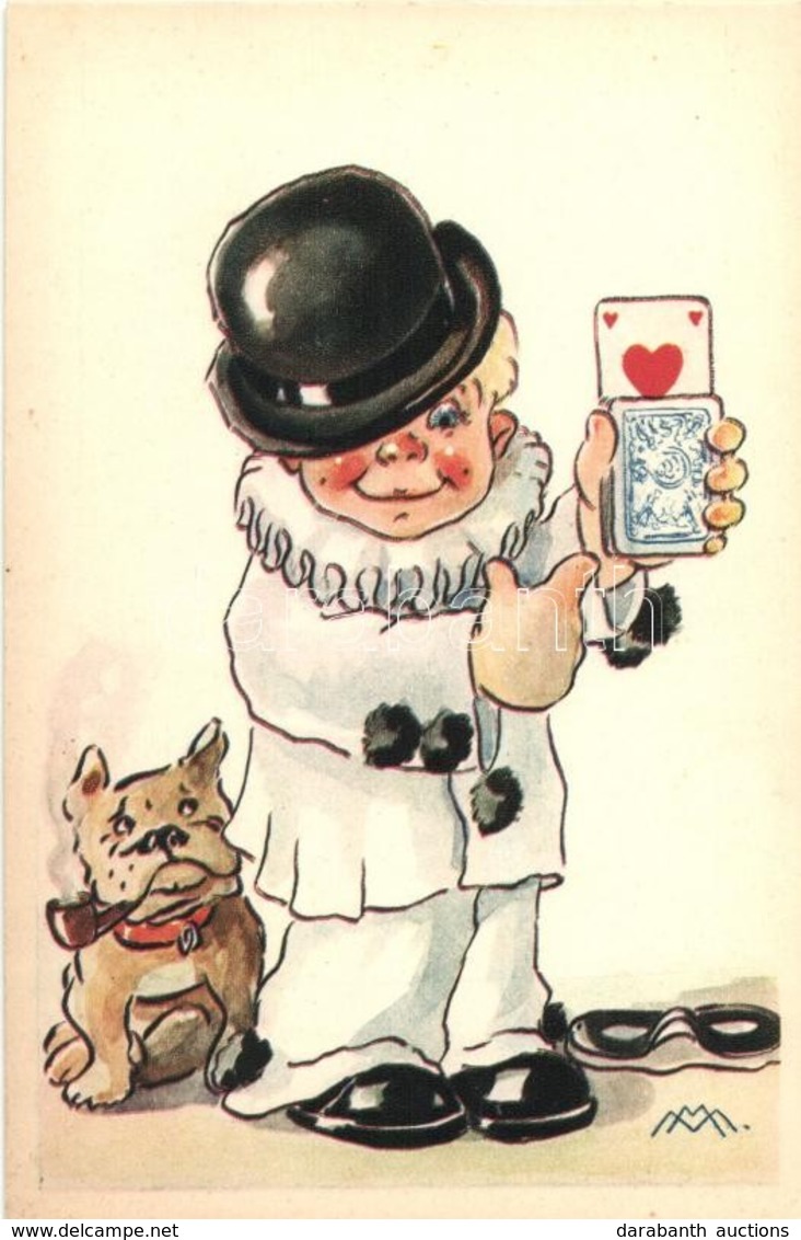 ** T1/T2 Italian Art Postcard, Child Clown, Cards, Cecami N. 1039. S: M.M. - Non Classés