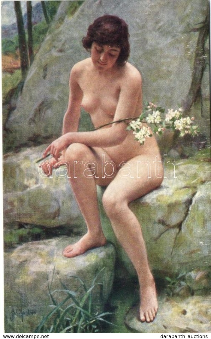 ** T2 Spring / Erotic Nude Art Postcard S: A.J. Chantron - Non Classés