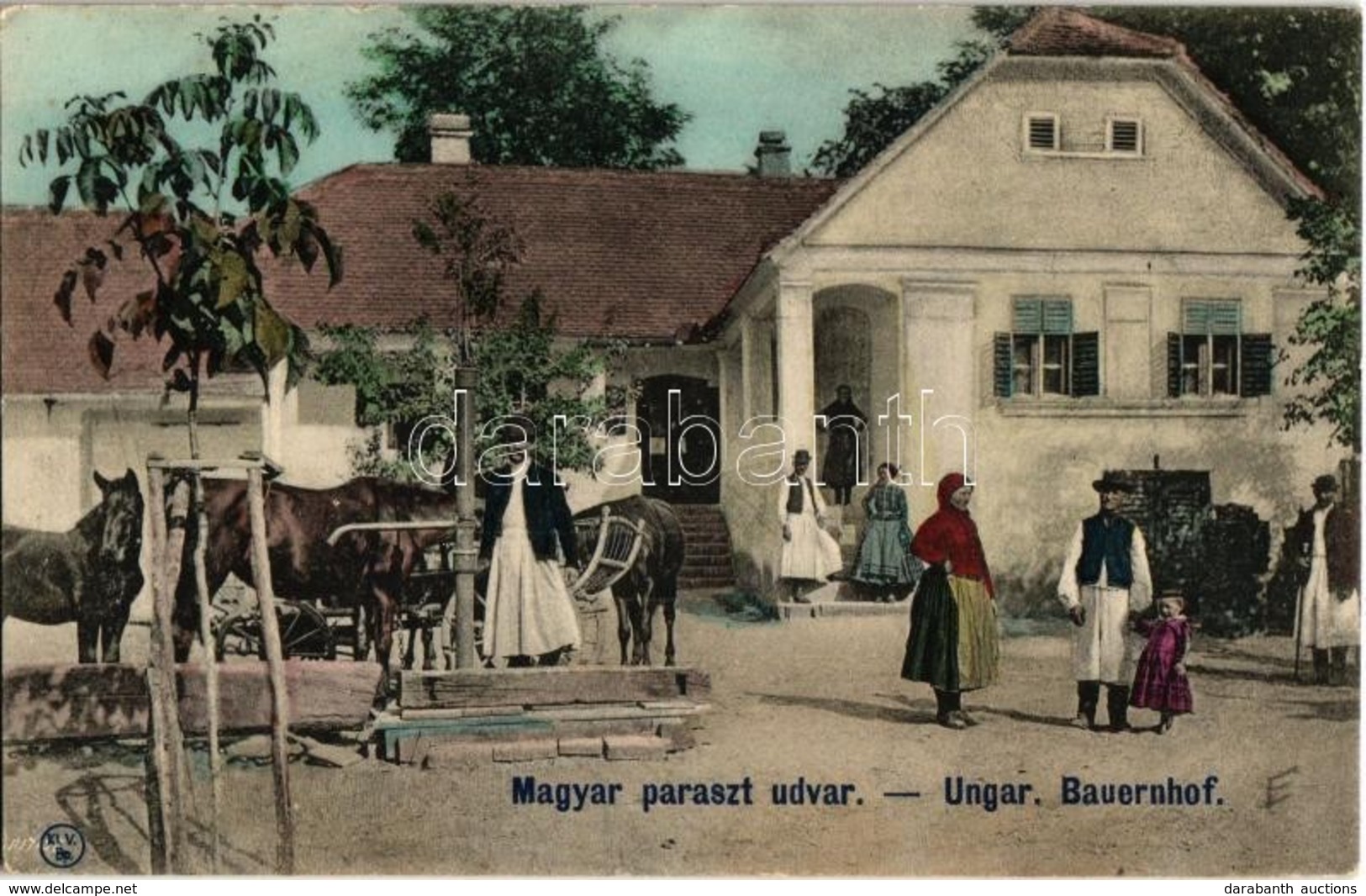 ** T2 Magyar Paraszt Udvar / Ungar. Bauernhof / Hungarian Folklore - Non Classés