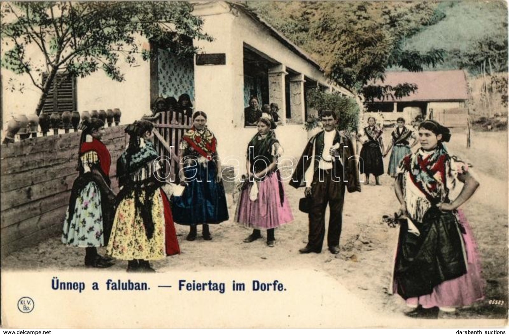 ** T2 Ünnep A Faluban / Feiertag Im Dorfe / Hungarian Folklore In The Village - Non Classés