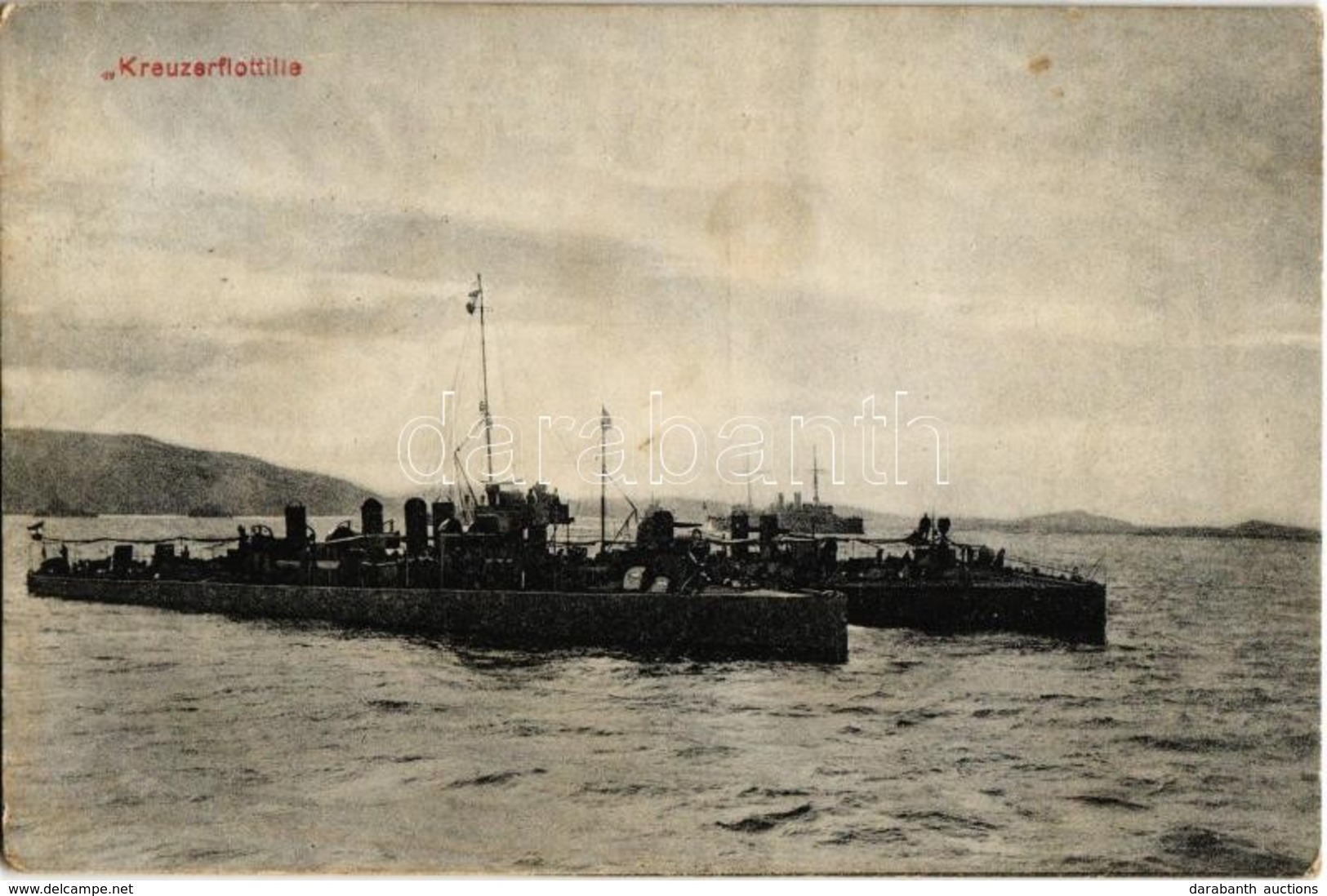 T2/T3 Kreuzerflottille / Osztrák-Magyar Haditengerészet Cirkáló Raja / Austro-Hungarian Navy K.u.K. Kriegsmarine Crusier - Unclassified