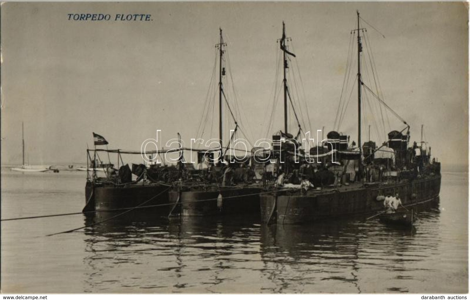 * T2 Torpedo Flotte / Osztrák-Magyar Haditengerészet Torpedó Flottája Matrózokkal / WWI Austro-Hungarian Navy K.u.K. Kri - Non Classés