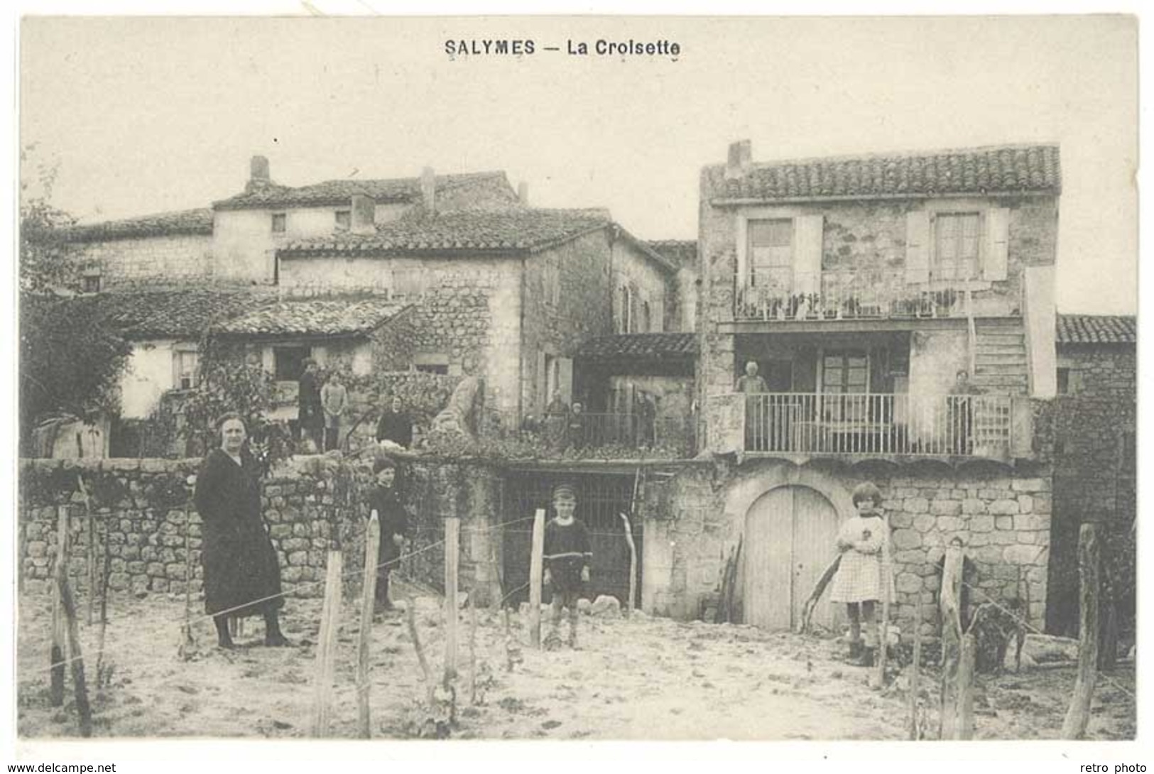 Cpa Ardèche - Salymes - La Croisette - Altri & Non Classificati