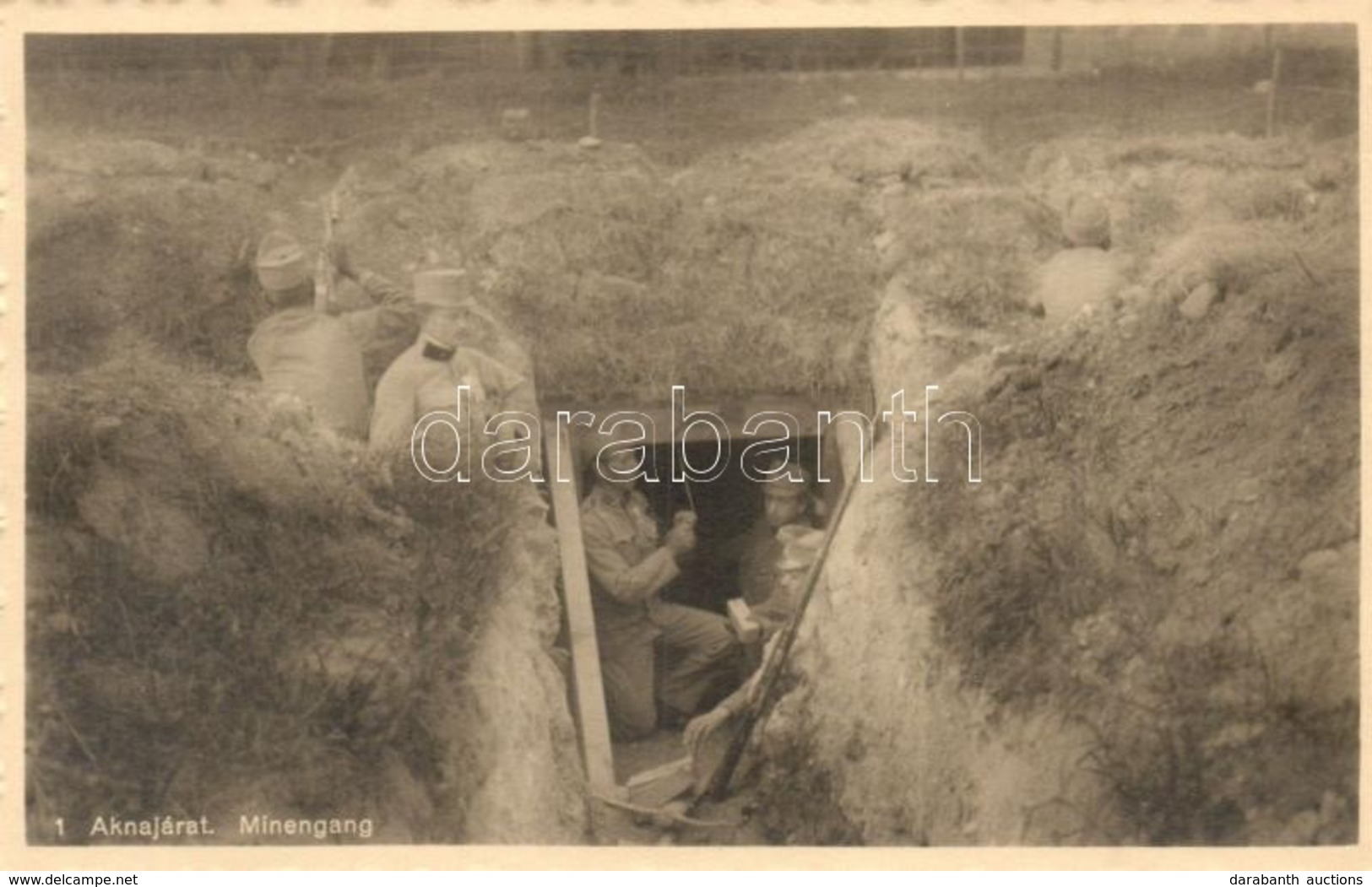 ** T2 Aknajárat / Minengang / WWI Austro-Hungarian K.u.K. Military Trenches, Shaft - Unclassified