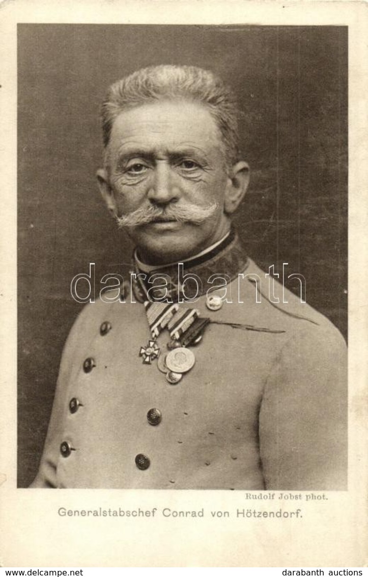 ** T2 Generalstabschef Conrad Von Hötzendorf. Rudolf Jobst Phot. - Zonder Classificatie