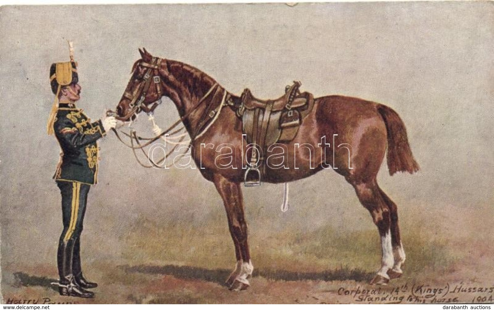 ** T2 Hussar With His Horse, Published By Stewart & Woolf No. 437. S: Harry Payne - Zonder Classificatie