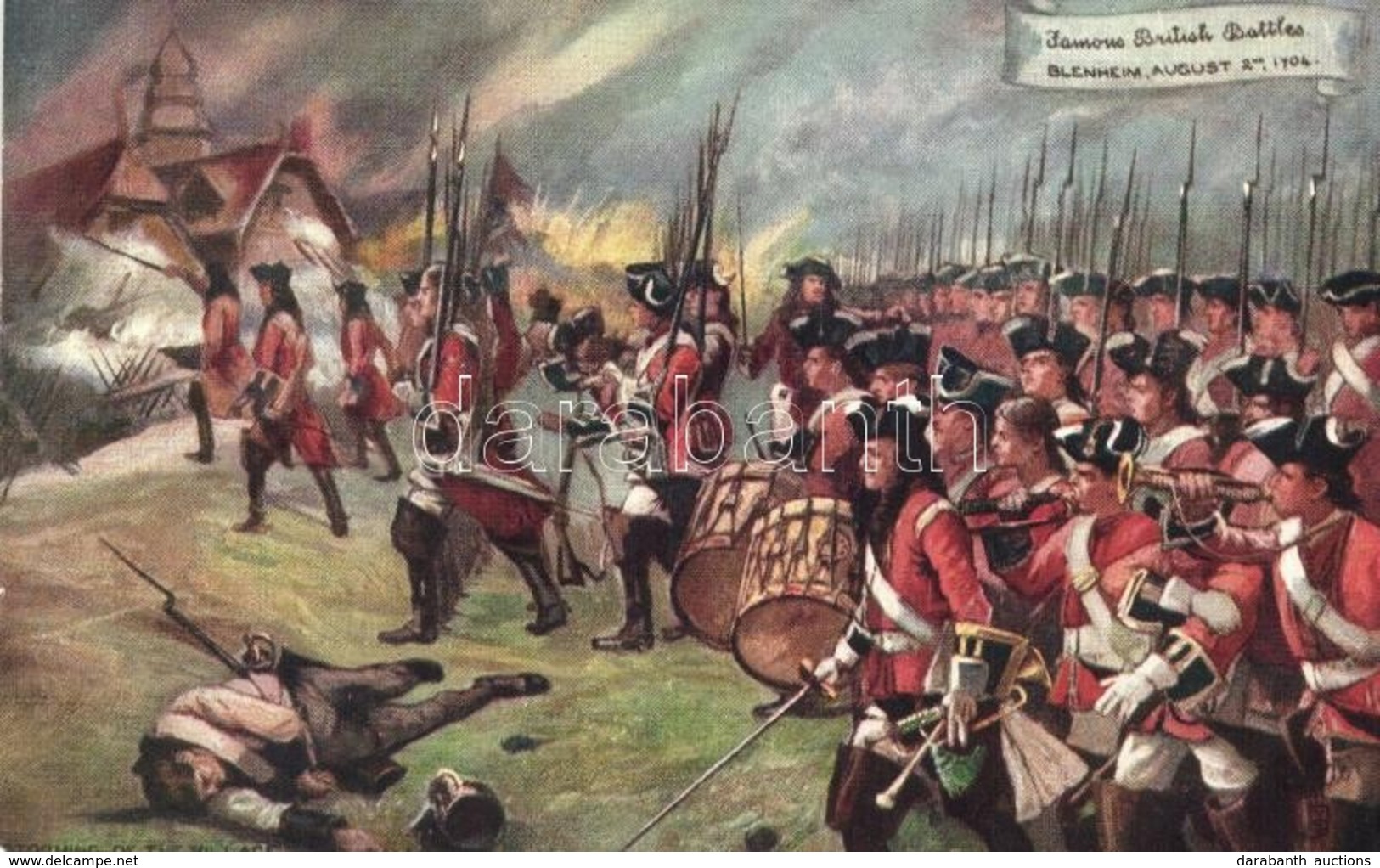 ** T3 Blenheim Battle; Raphael Tuck & Sons Oilette 'British Battles' 9134. (EB) - Zonder Classificatie