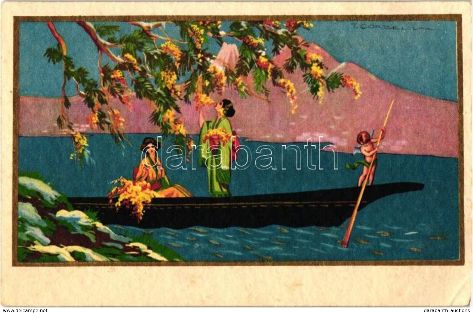 * T2/T3 Italian Art Postcard, Asian Women, Degami 1026. S: T. Corbella (EK) - Zonder Classificatie