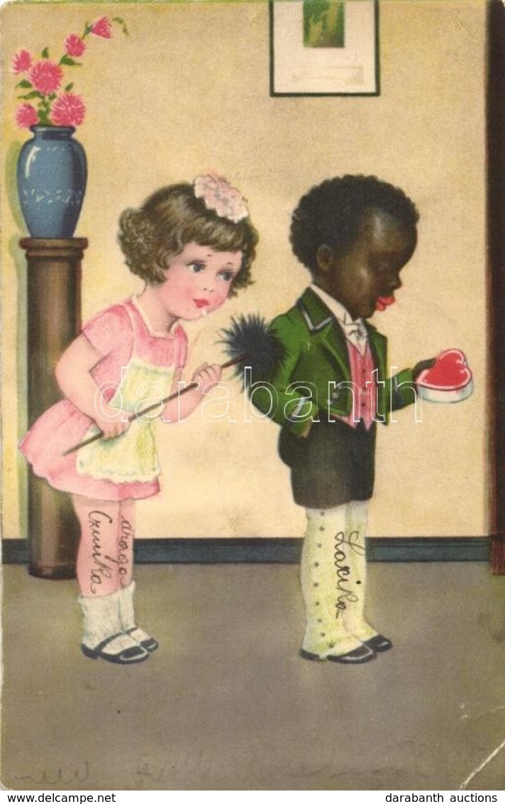 T3 Children, Black Boy, Amag 0232./1740. (EK) - Zonder Classificatie