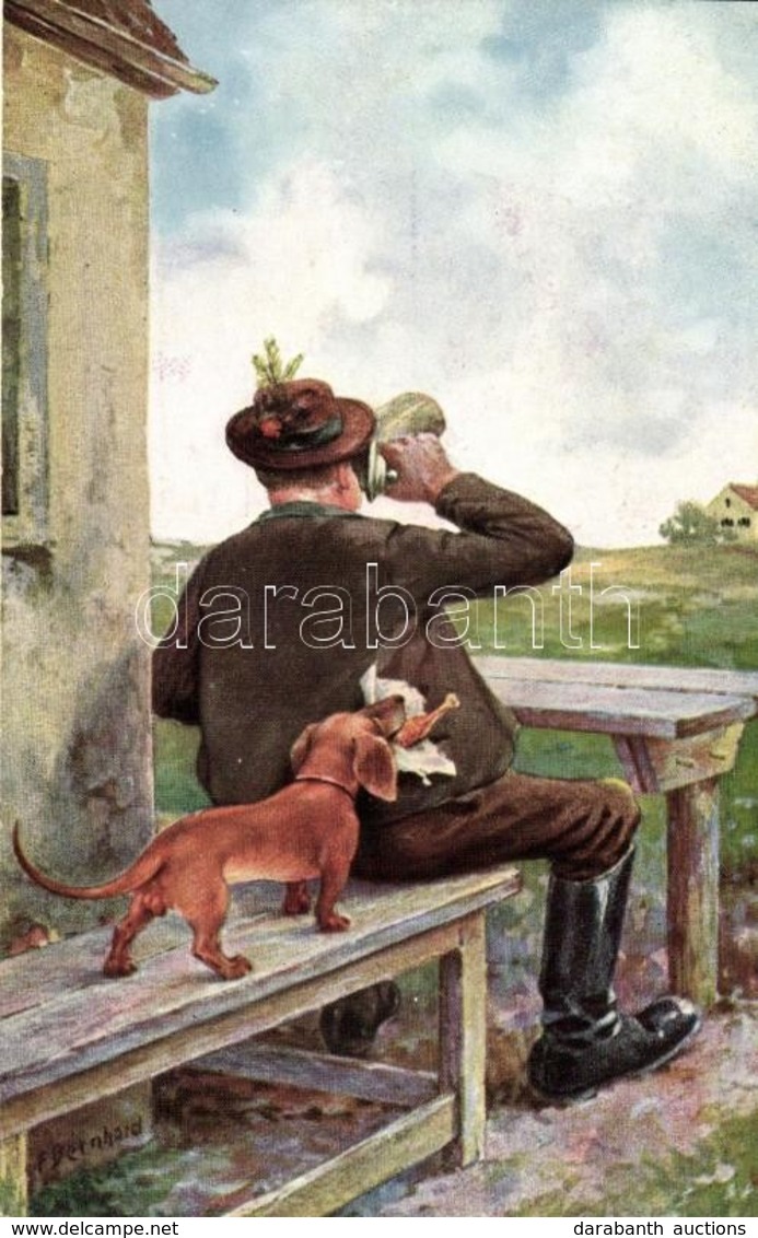 ** T1 Hunting Dog With Hunter, ASM Nr. 1026. S: F. Bernhard - Sin Clasificación