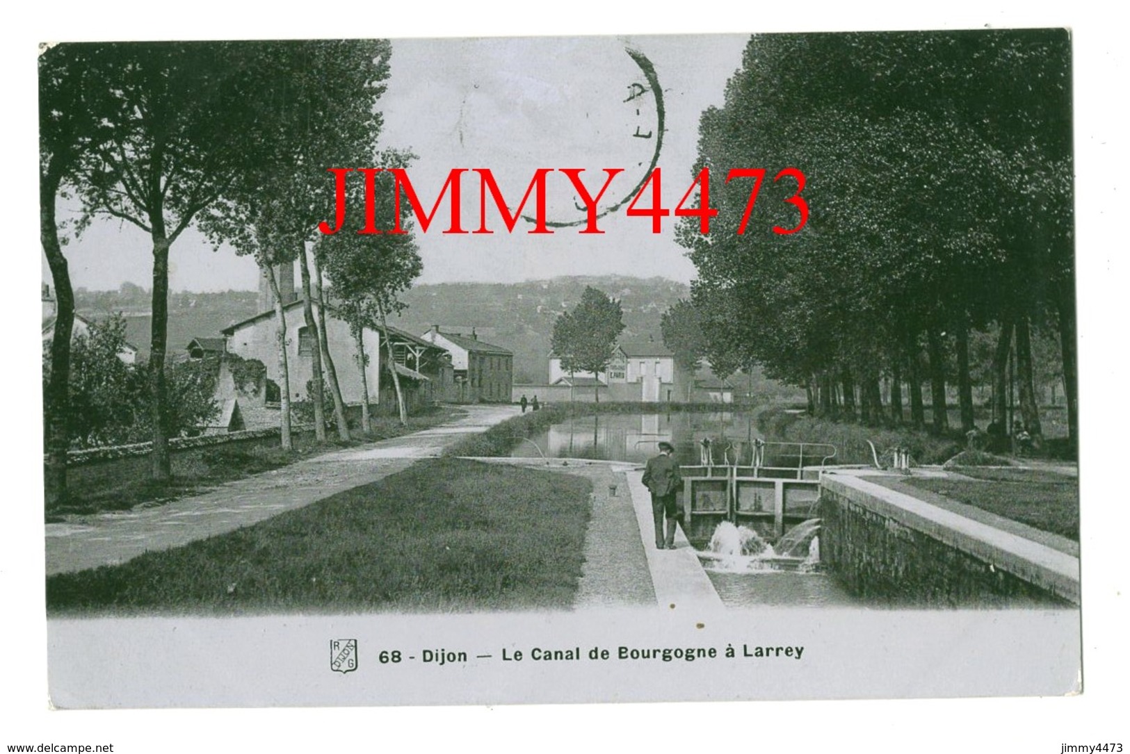 CPA - Le Canal De Bourgogne à Larrey En 1907 - DIJON 21 Côte D'Or - N° 68 - Photo-Email A. Breger Frères - Dijon