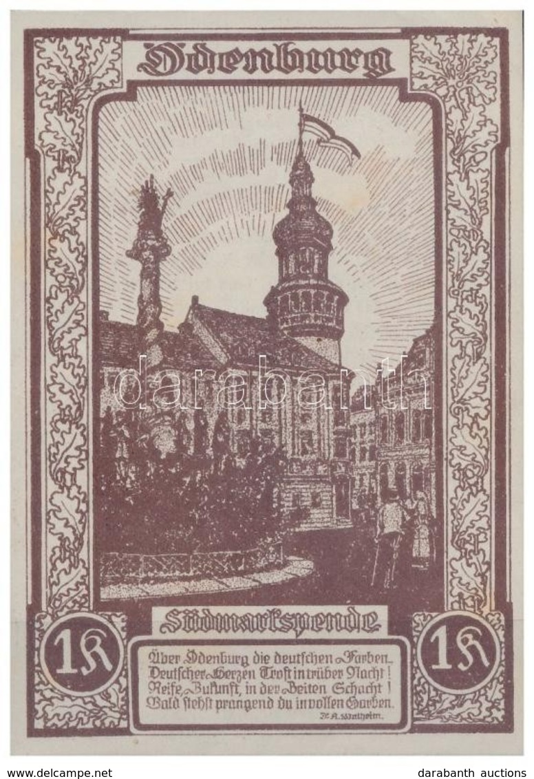 Bécs 1920. 1K T:I
Vienna 1920. 1 Krone C:UNC - Zonder Classificatie