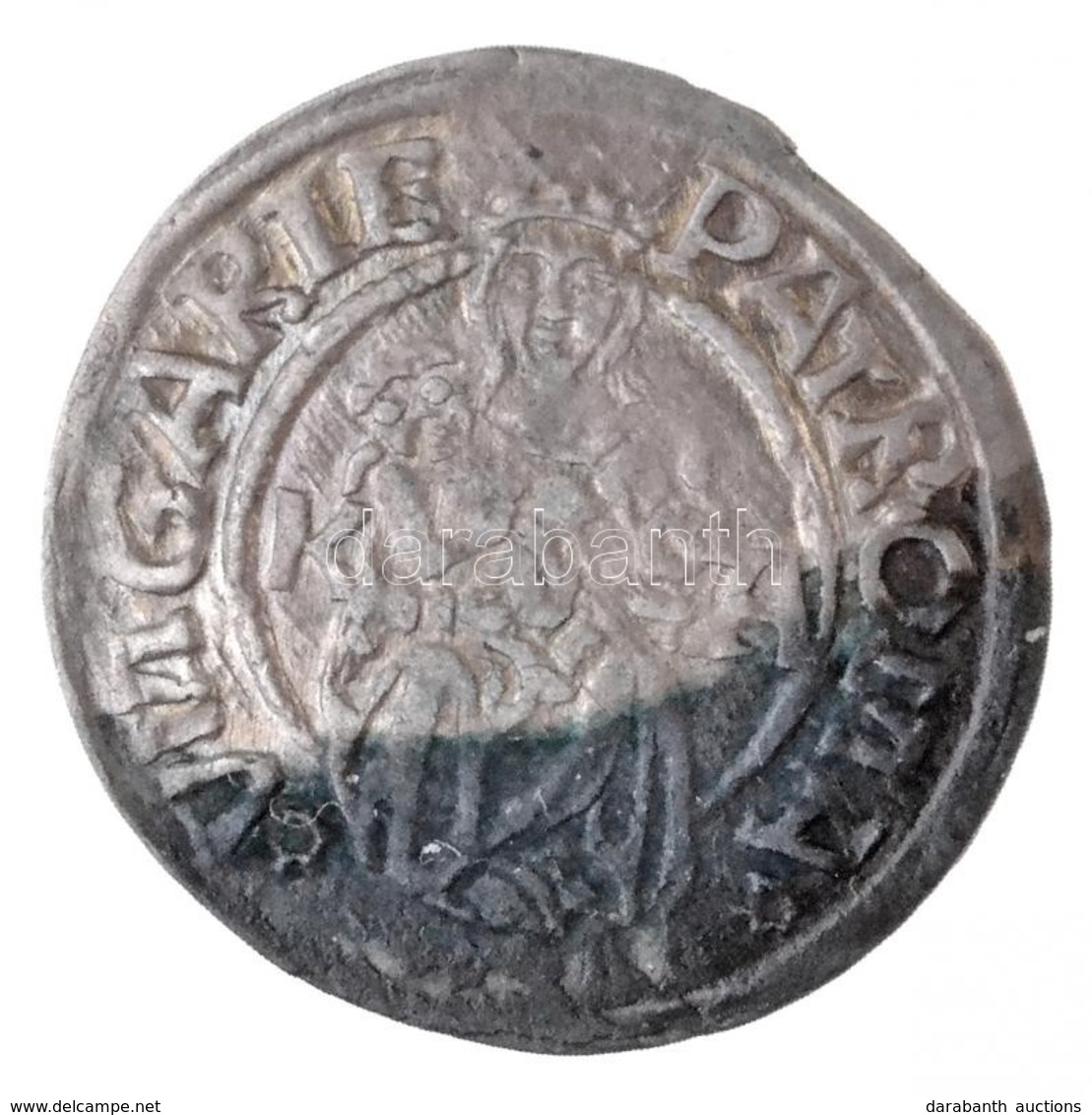 1520K-A Denár Ag 'II. Lajos' (0,53g) T:1- Patina
Hungary 1520K-A Denar Ag 'Louis II' (0,53g) C:AU Patina
Huszár: 841., U - Non Classés