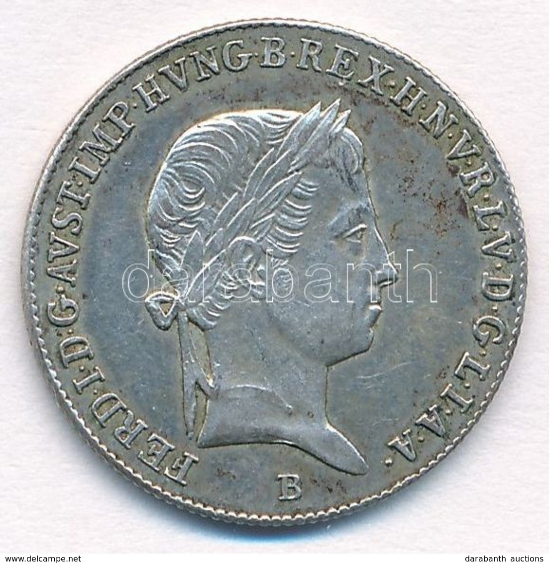 1848B 10kr Ag 'V. Ferdinánd' T:1- Juszt. - Unclassified