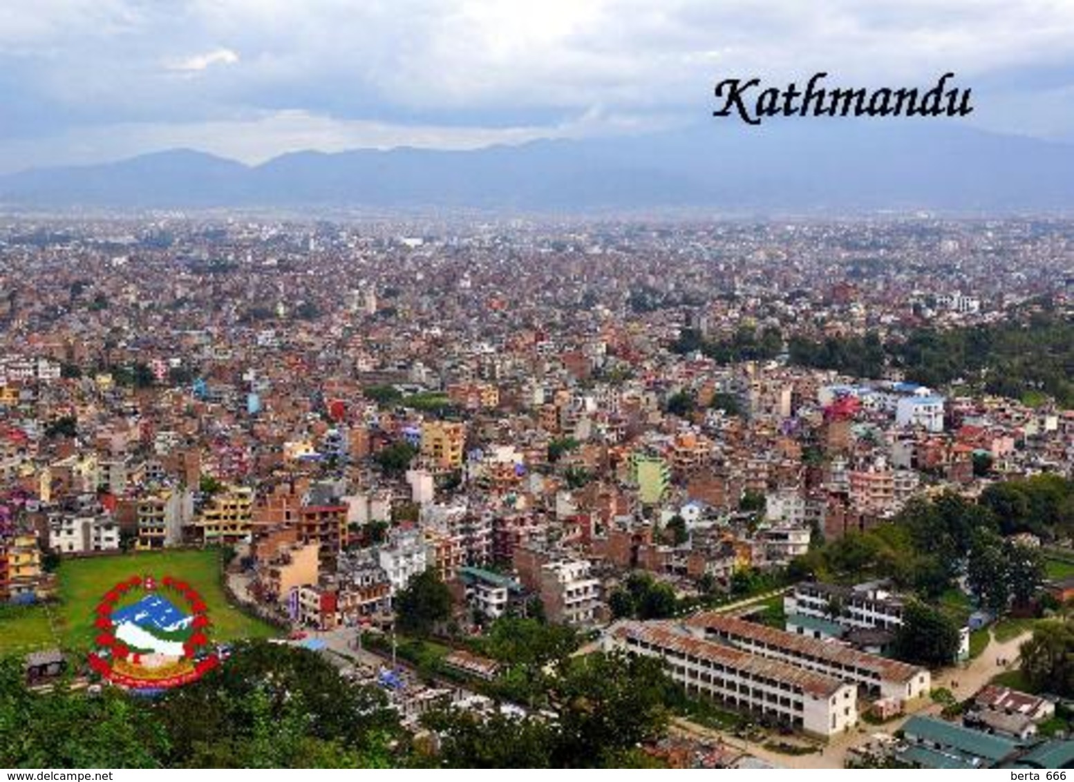 Nepal Khatmandu  Aerial View New Postcard - Nepal