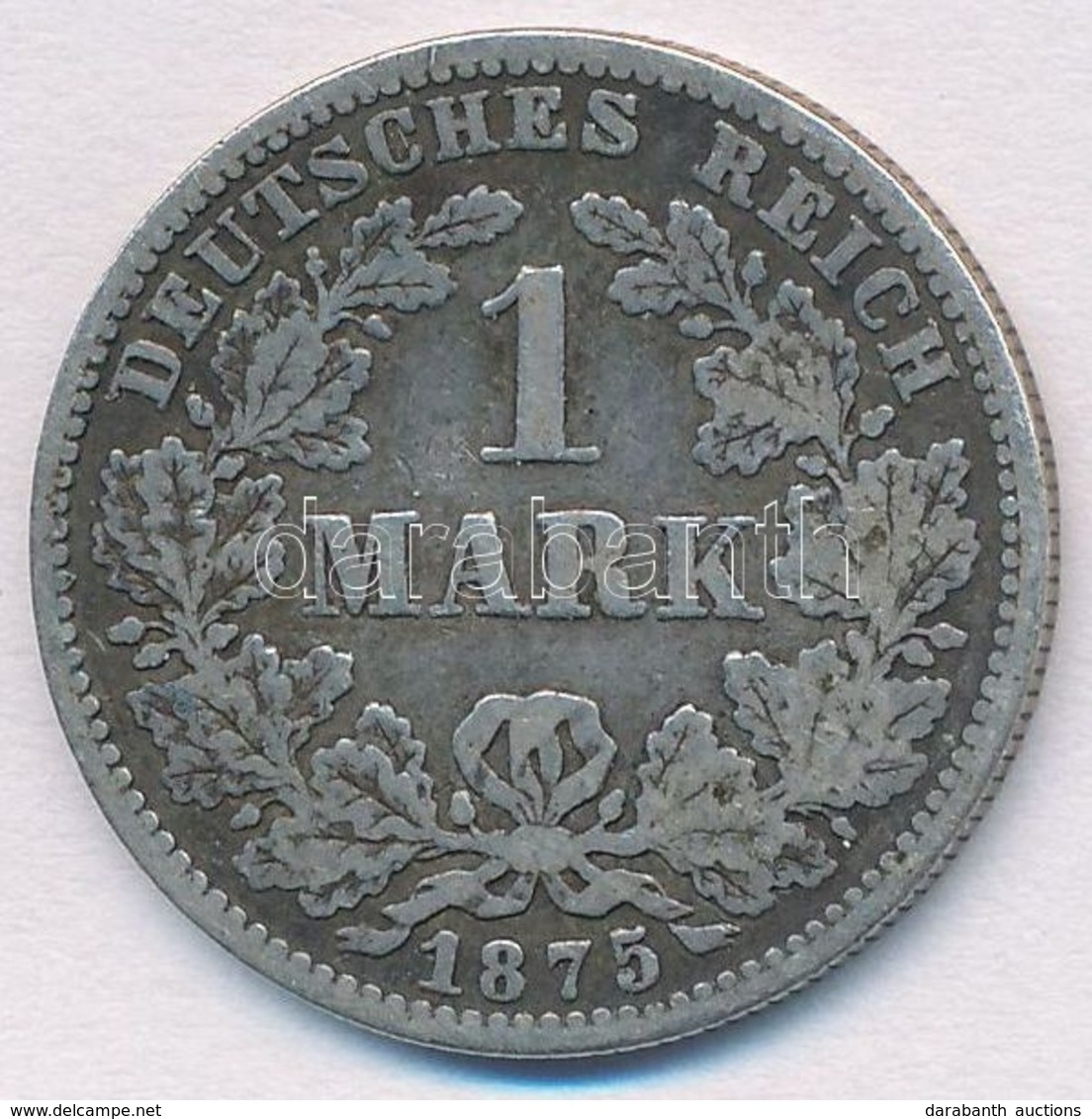 Német Birodalom 1875G 1M Ag T:2-,3
German Empire 1875G 1 Mark Ag C:VF,F - Non Classés