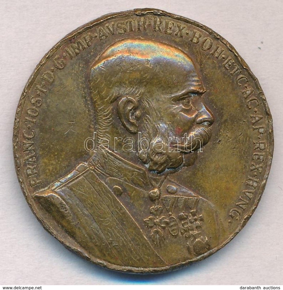 1898. 'Jubileumi Emlékérem Fegyveres Erő Számára / Signum Memoriae (AVSTR)' Br Kitüntetés Fül és Mellszalag Nélkül T:2-  - Andere & Zonder Classificatie