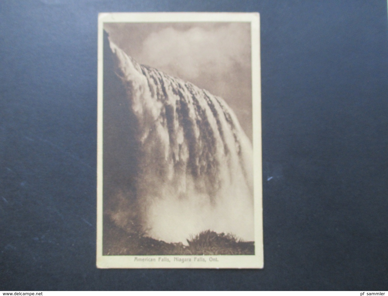 USA 1922 Nr. 255 MeF (senkrechtes Paar) AK Niagara Falls Ontario Stempel Rochester Nach Hof A / S - Cartas & Documentos