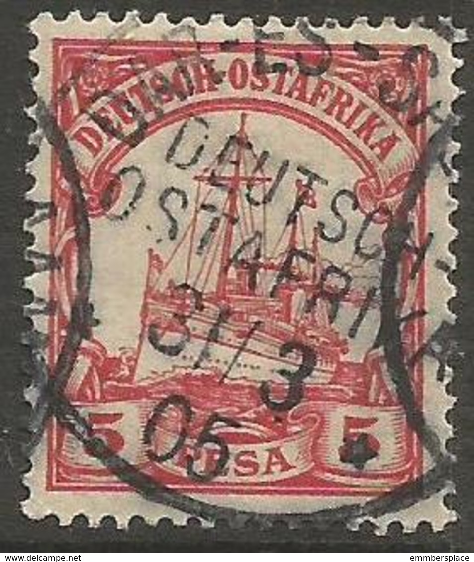 German East Africa - 1901 Kaiser's Yacht 15p Fine Used  Sc 15 - German East Africa