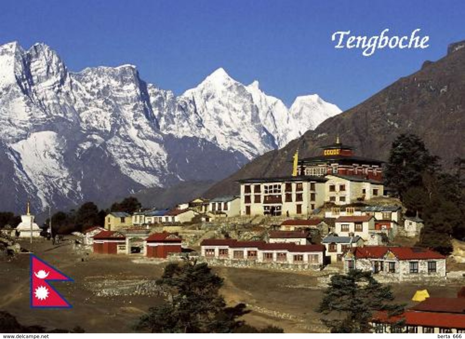 Nepal Himalayas Mount Everest Tengboche Monastery New Postcard - Nepal