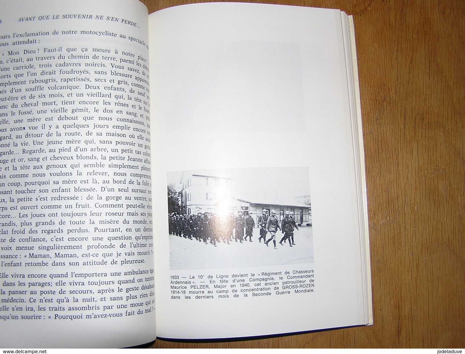 AVANT QUE LE SOUVENIR S'EN PERDE L Champion Régionalisme Guerre 40 45 Résistance Armée Secrète AS Ardenne Chabrehez DCRA