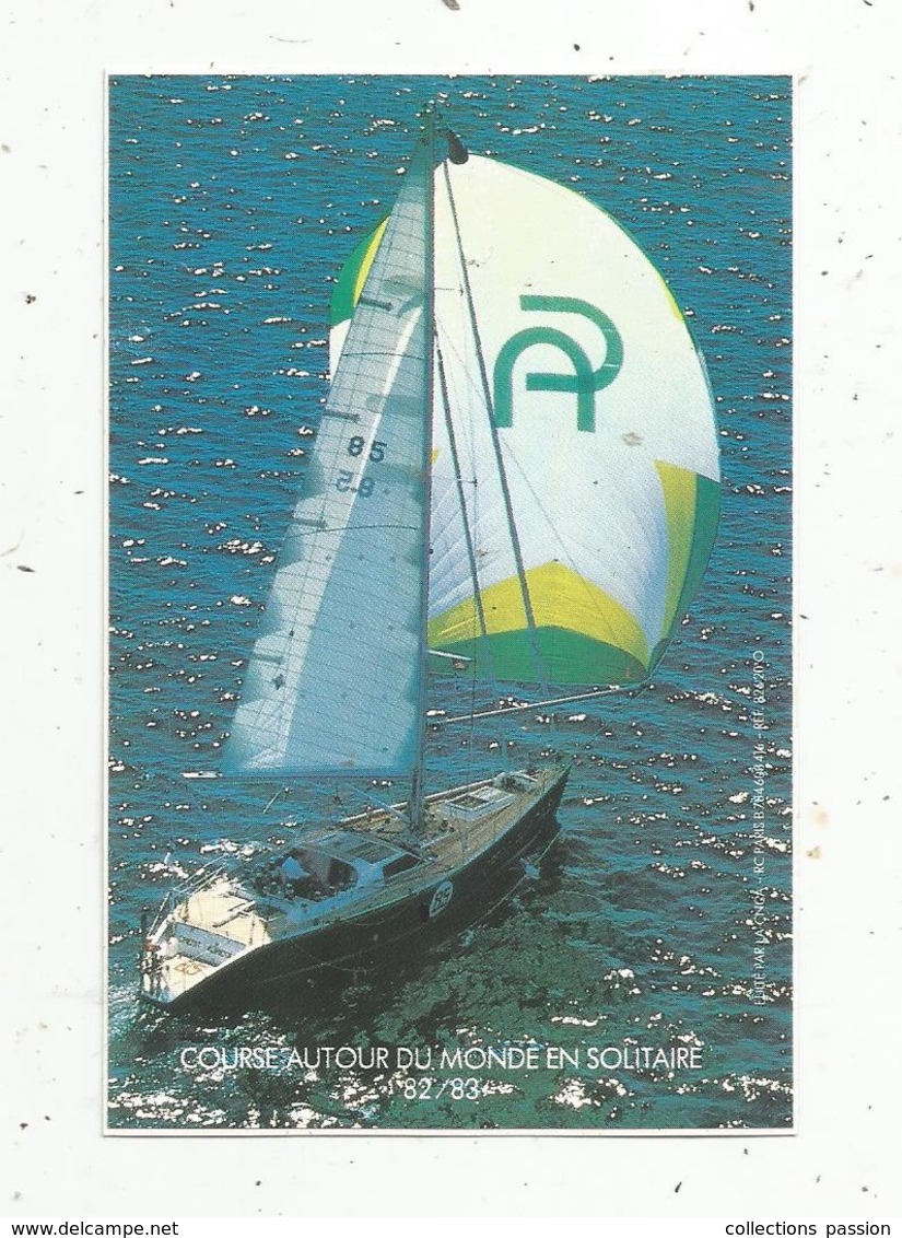 Autocollant , SPORTS, Voile , Course Autour Du Monde En Solitaire 82/83,  CREDIT AGRICOLE - Adesivi