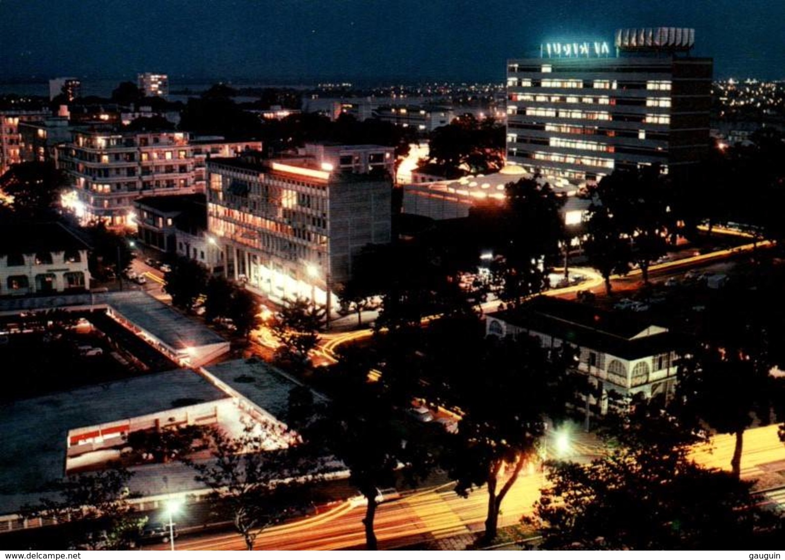 CPM - ABIDJAN - Vue De Nuit - Costa D'Avorio