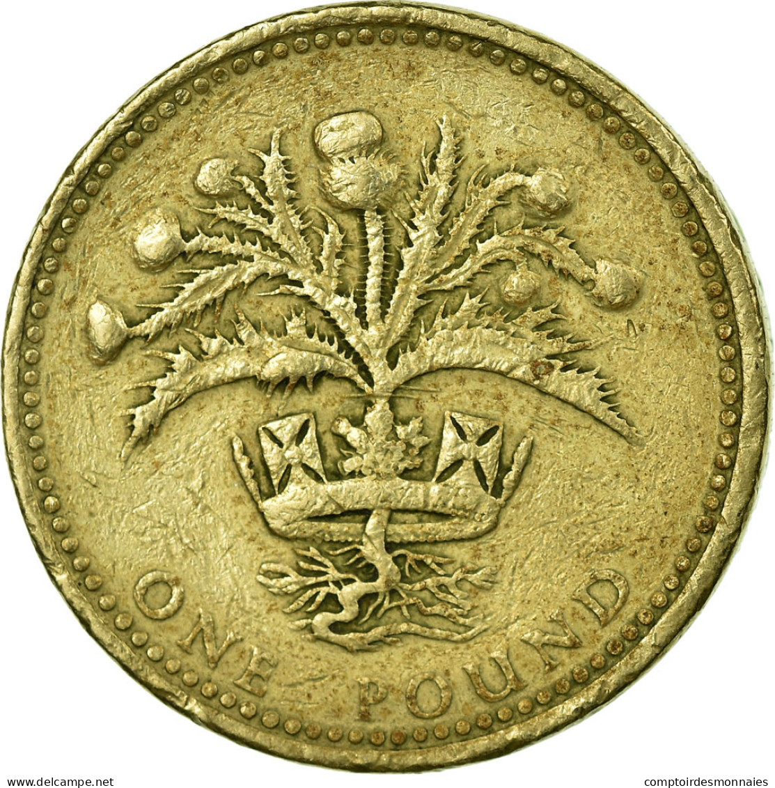 Monnaie, Grande-Bretagne, Elizabeth II, Pound, 1989, TB+, Nickel-brass, KM:959 - 1 Pound