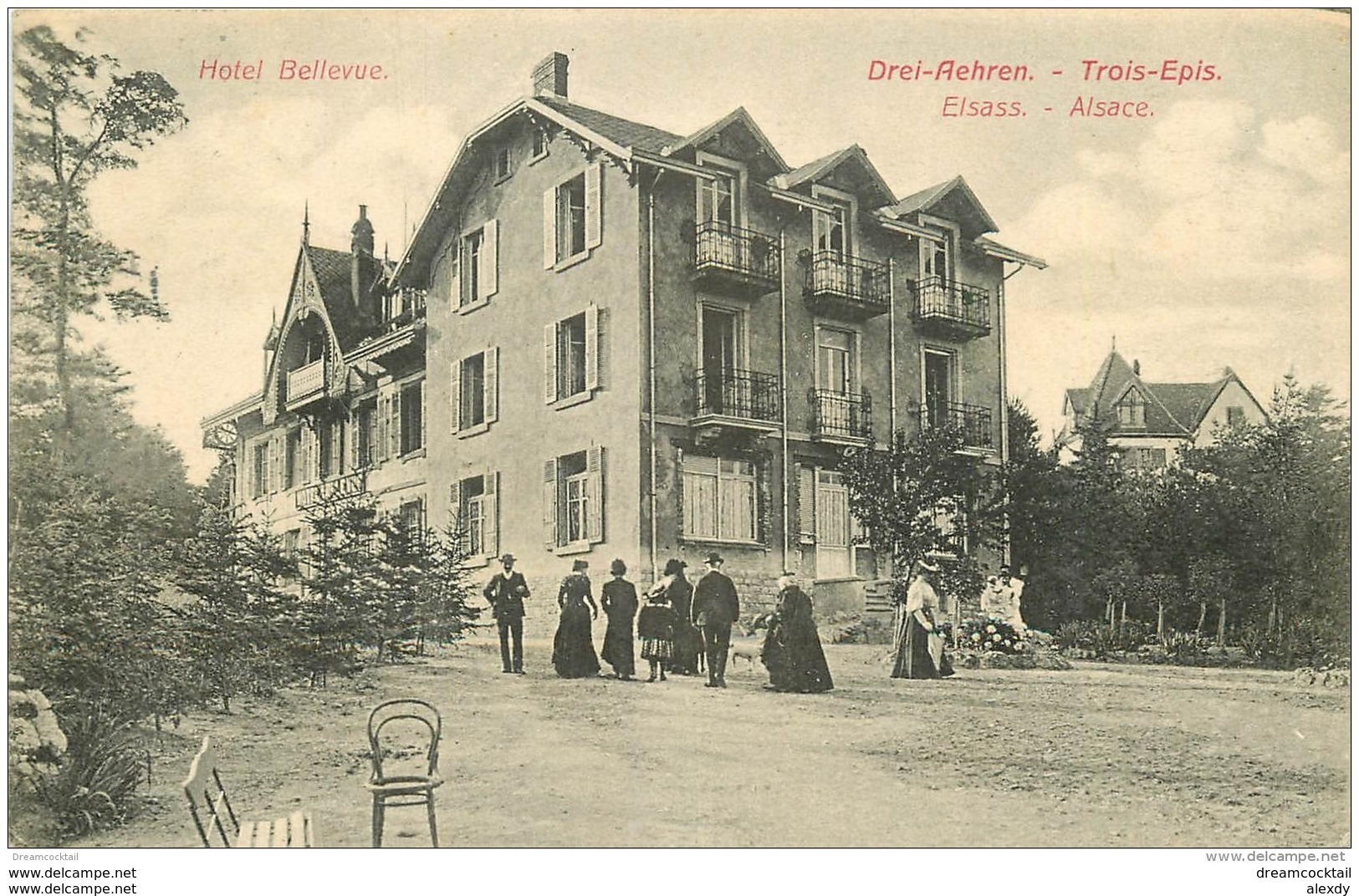 68 TROIS EPIS. DREI-AEHREN. Hôtel Bellevue 1908 - Trois-Epis