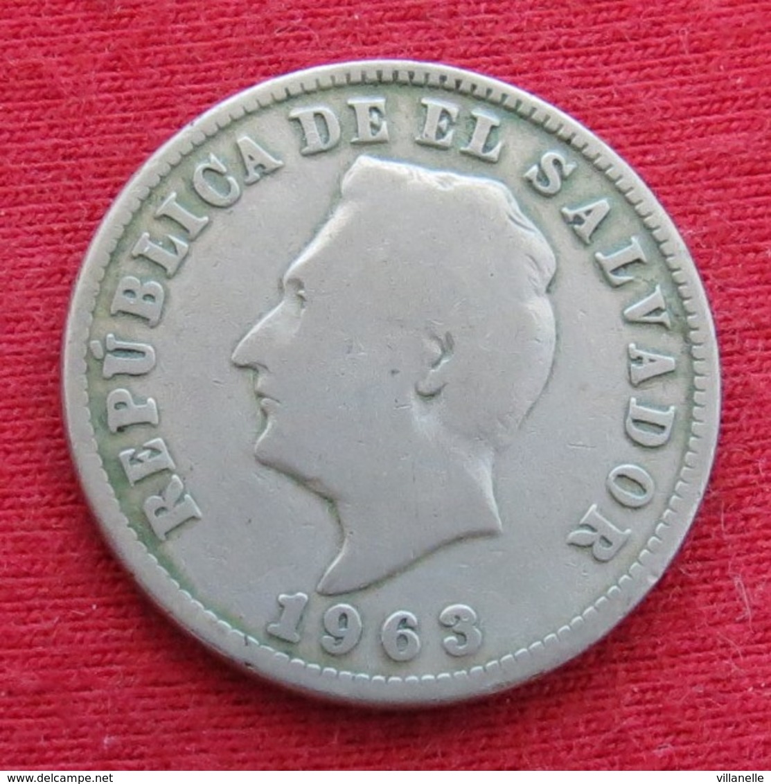 El Salvador 5 Centavos 1963 KM# 134 *V1 - Salvador