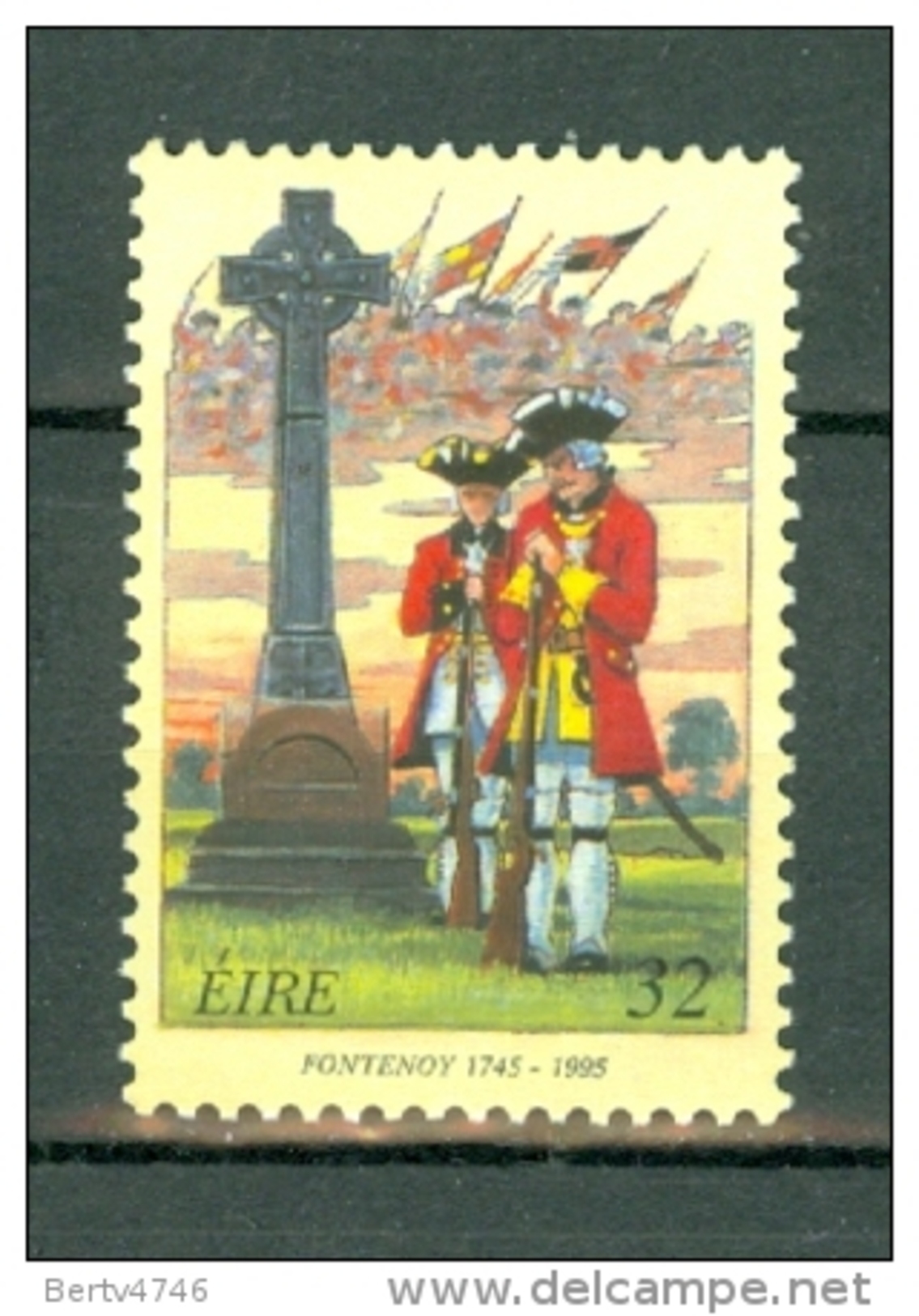 Ireland 1995 Scott 967**, SG 953**, Yv 900**, Mi 897**;   Battle Of Fontenoy - Neufs