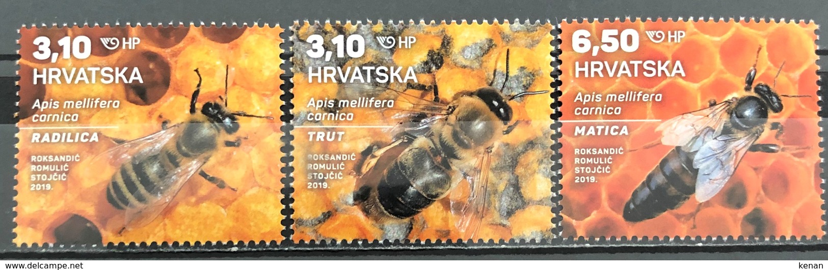 Croatia, 2019, Croatian Fauna - Honey Bee (MNH) - Kroatië