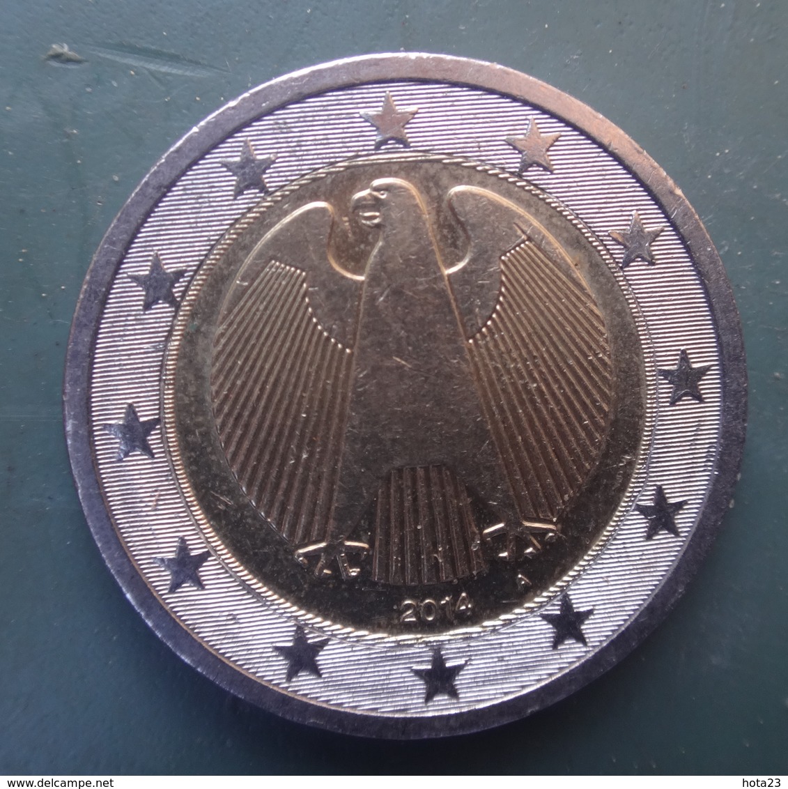 GERMANY -  A - COIN. 2 Euro. 2014 CIRCULATED  COIN - Alemania