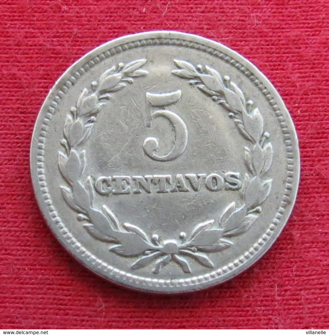 El Salvador 5 Centavos 1956 KM# 134 - El Salvador