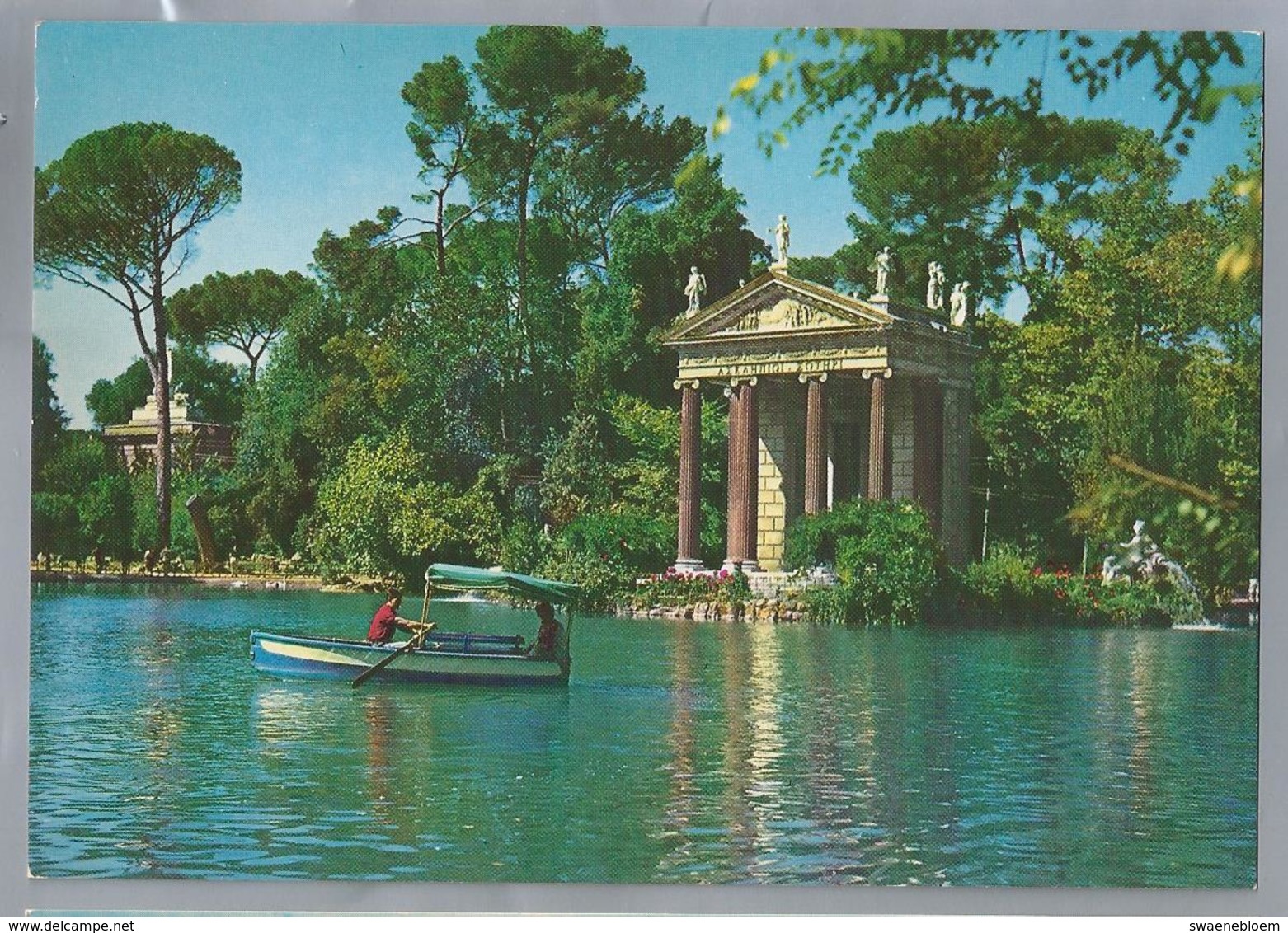 IT. ROMA. ROME. Villa Borgheze - Il Laghetto. Little Lacke. Le Petit Lac. Der See. - Andere Monumenten & Gebouwen