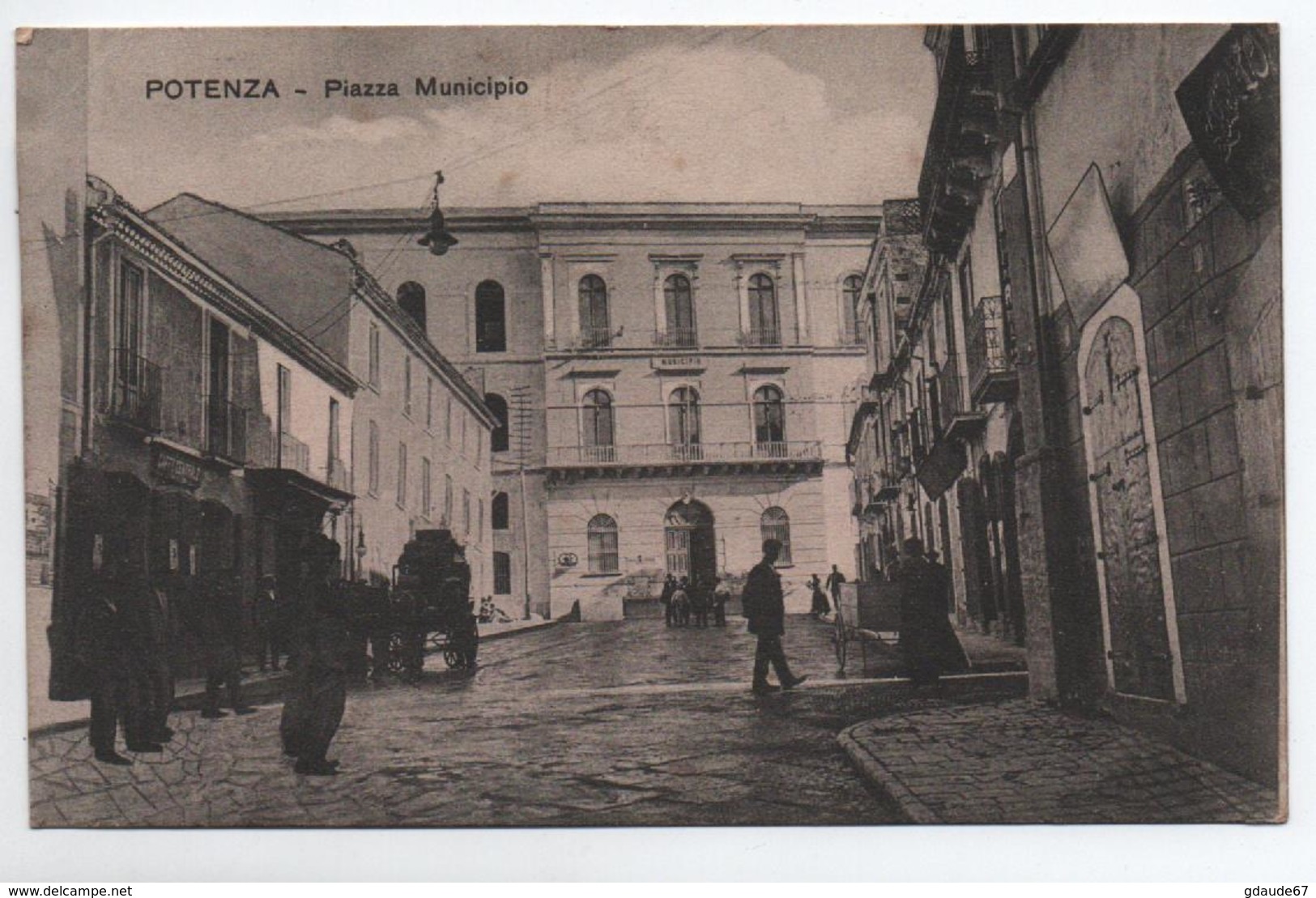 POTENZA - PIAZZA MUNICIPIO - Potenza