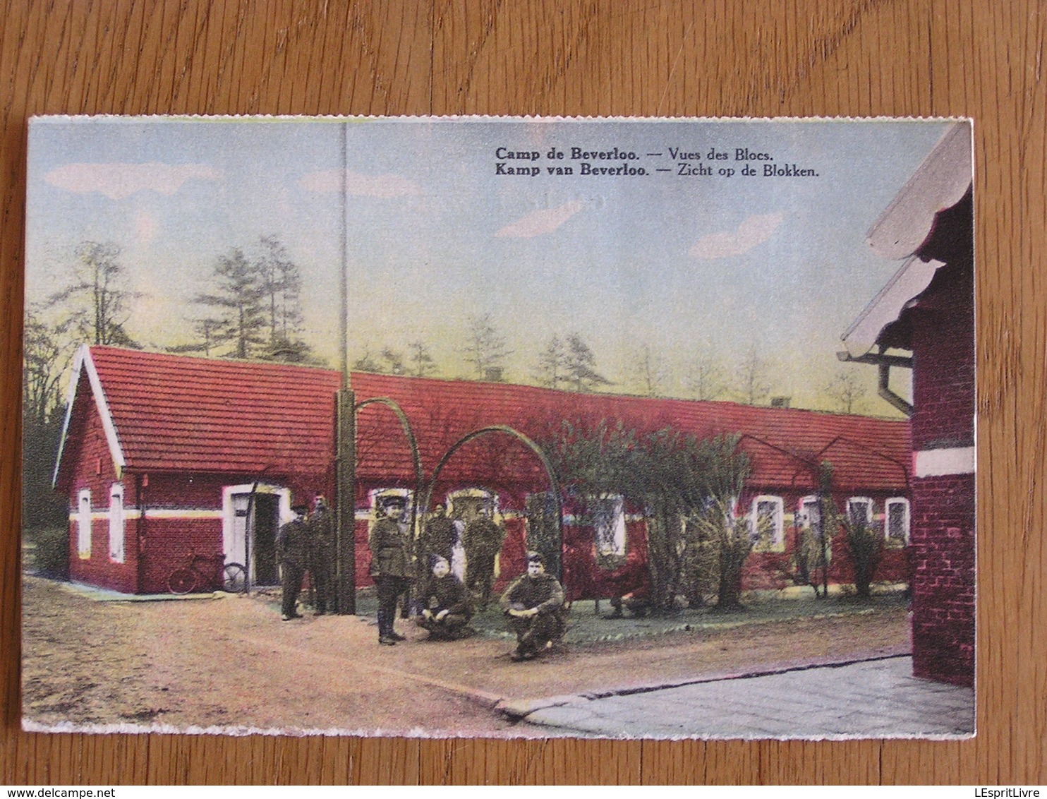 BEVERLOO Zicht Op De Bloken Vues Des Blocs Animée  Caserne Camp Militaire Limburg Limbourg Belgique Carte Postale - Beringen