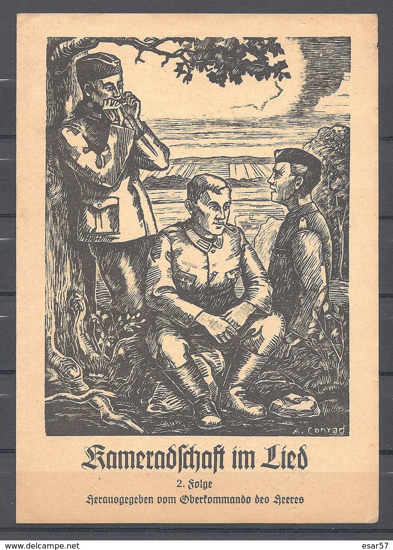 Kameradschaft Im Lied 2. Folge, Herausgegeben Vom Oberkommando Des Heeres - Duits