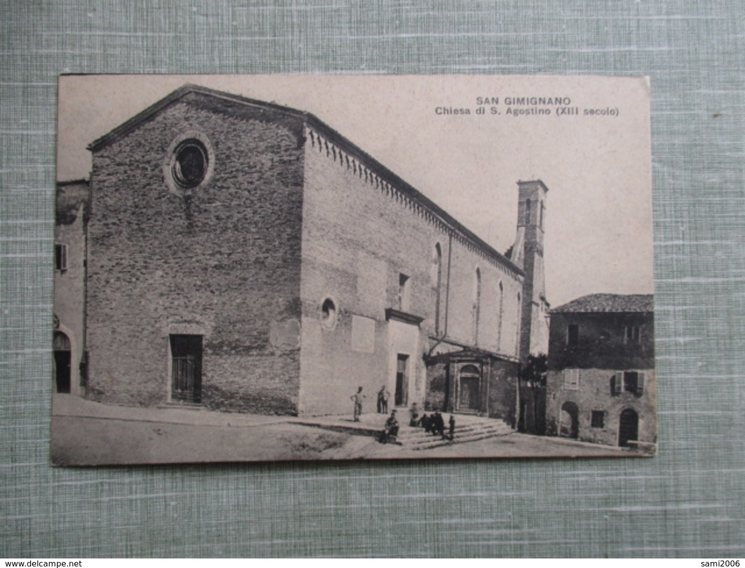 CPA ITALIE SAN GIMIGNANO CHIESA DI S.AGOSTINO - Autres & Non Classés