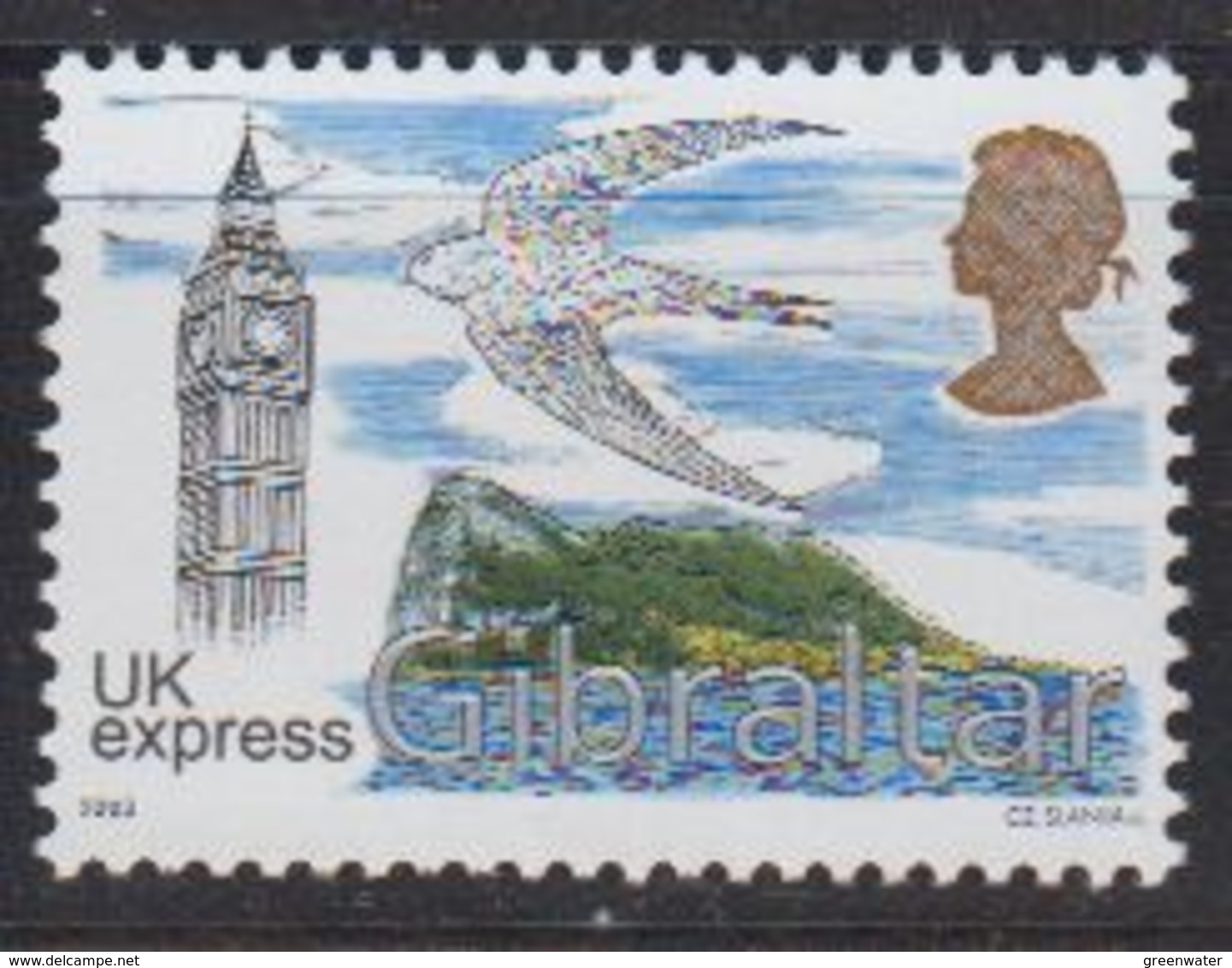 Gibraltar 2003 UK Express 1v ** Mnh (42772A) - Gibraltar