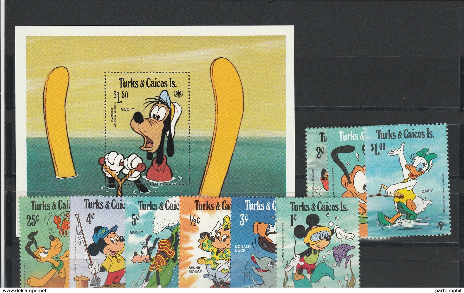 Turks Et Caicos Islands, Disney  - Set E Shet MNH Anno 1979 - Disney