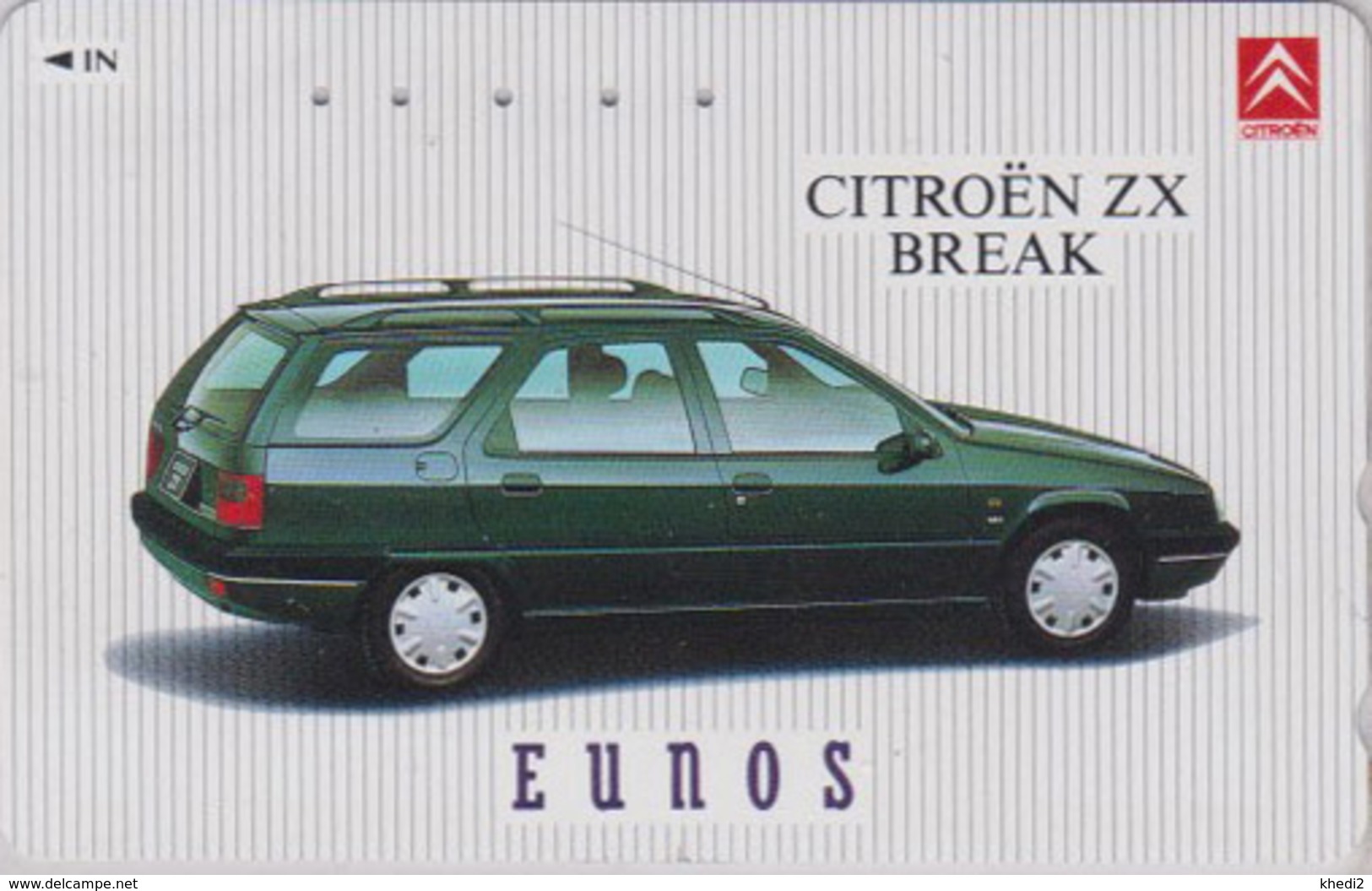 Télécarte Japon / 110-011 - VOITURE FRANCE -  CITROEN ZX BREAK ** EUNOS ** - CAR Japan Phonecard  - AUTO TK - 3293 - Voitures