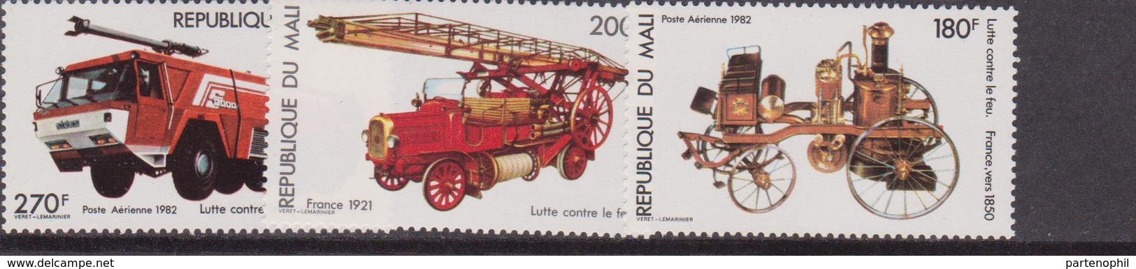 Mali - Pompieri Bombers  Firefighters Set  MNH - Pompieri