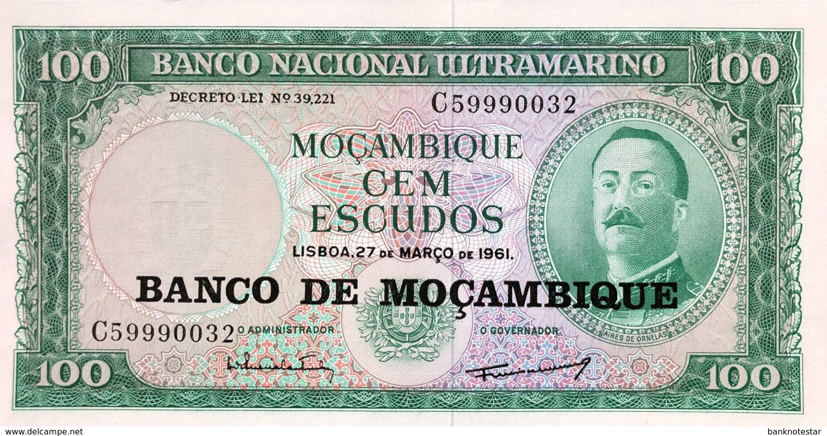 Mocambique 100 Escudos, P-117 (1976) - UNC - Moçambique