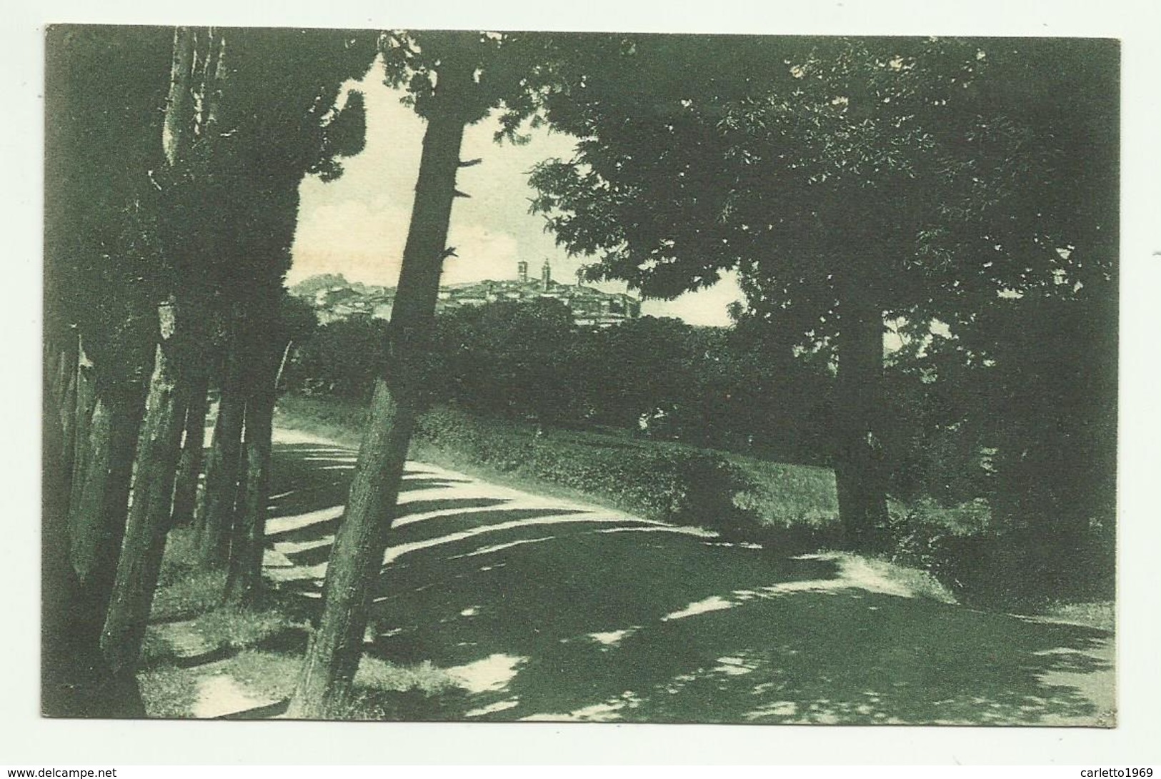 CASTEL DEL PIANO DELL'AMIATA - PANORAMA 1931 VIAGGIATA FP - Grosseto