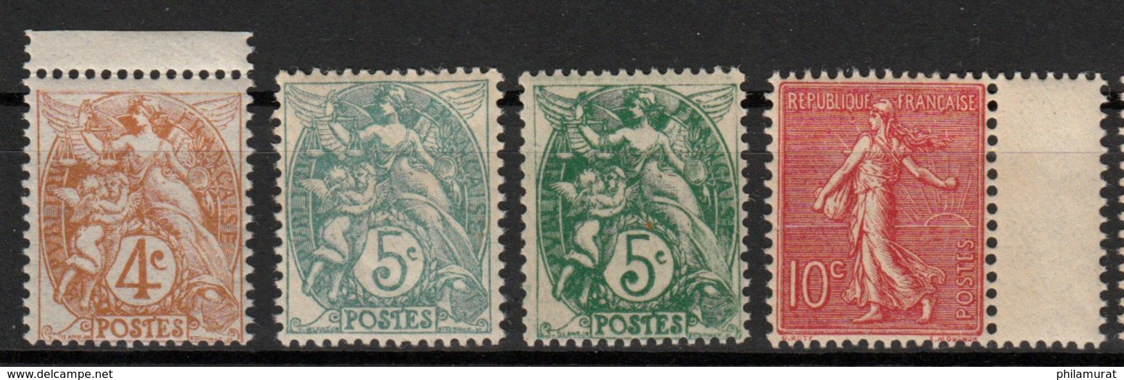 France 1900/1924 - Timbres Neufs Sans Charnière COTE 638 € - TB - Collections