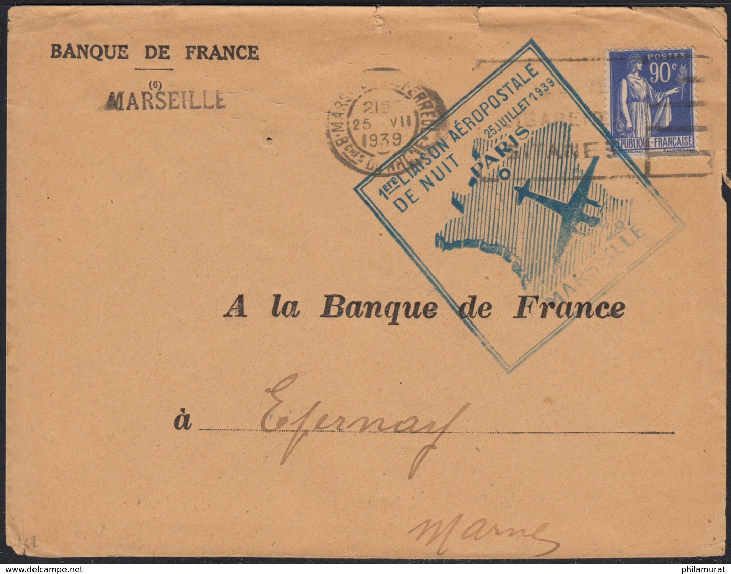 Poste Aérienne Aéropostale 1936/1939, lot de 1er vols 1ère liaisons s/lettres