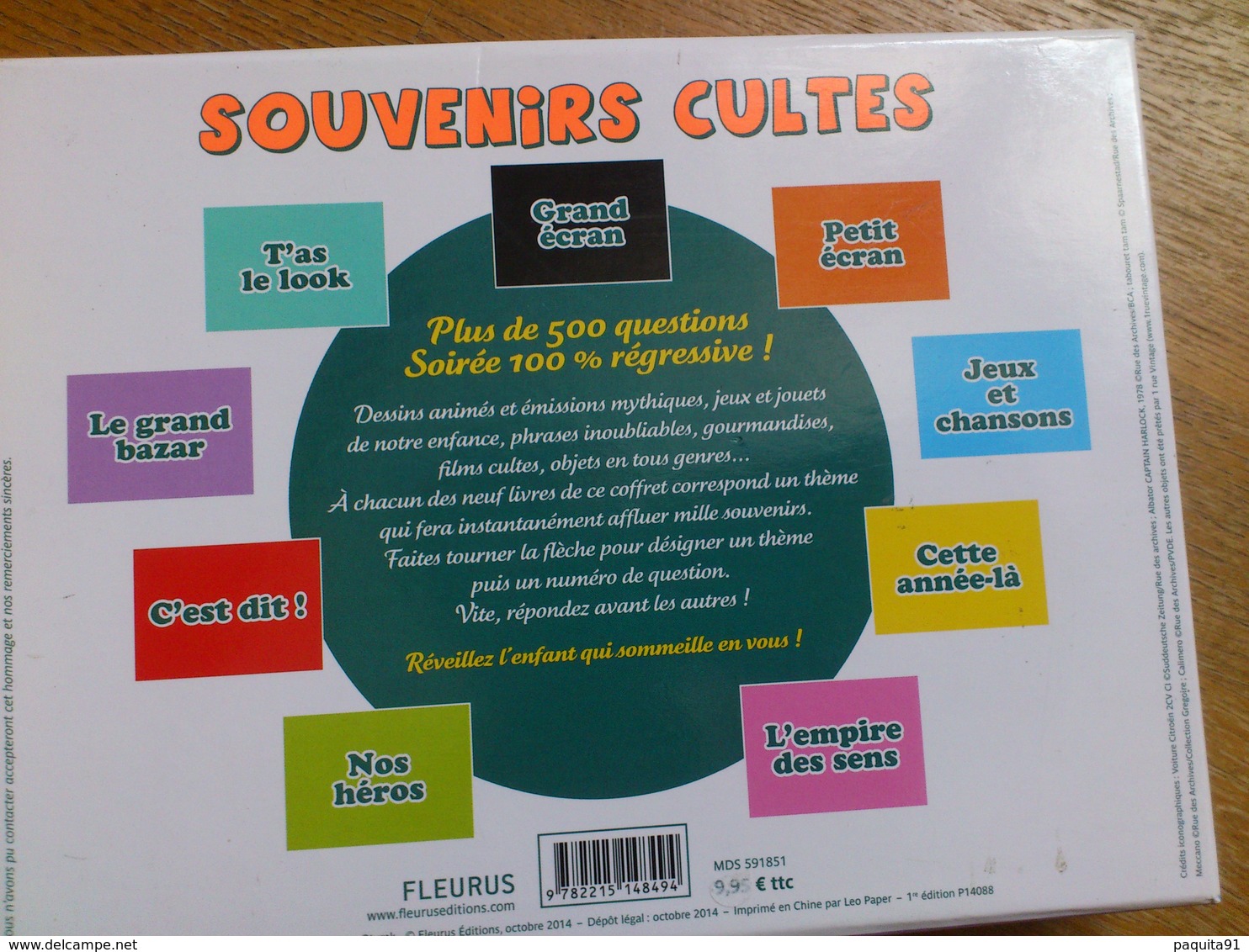 Souvenirs Cultes, Fleurus, 500 Questions - Autres & Non Classés