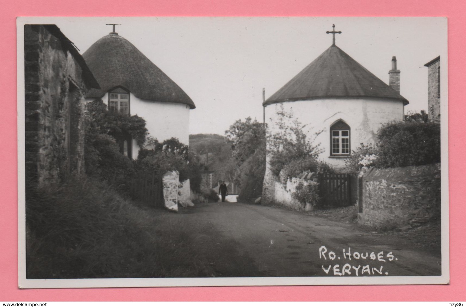 Foto Cartolina - Ro. Houses. Veryan (Inghilterra) - Altri & Non Classificati