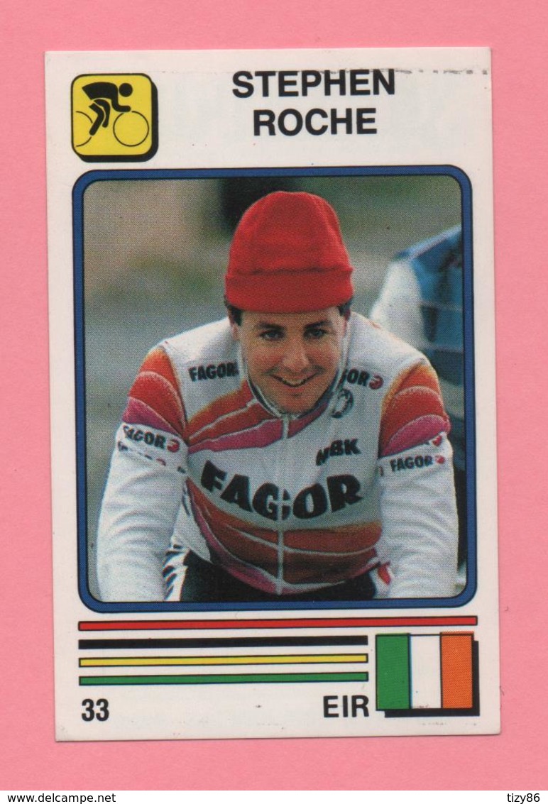 Figurina Supersport 1988 N° 33 - Ciclismo, Stephen Roche - Ciclismo